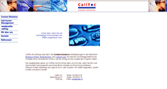 Desktop Screenshot of calltec.ch